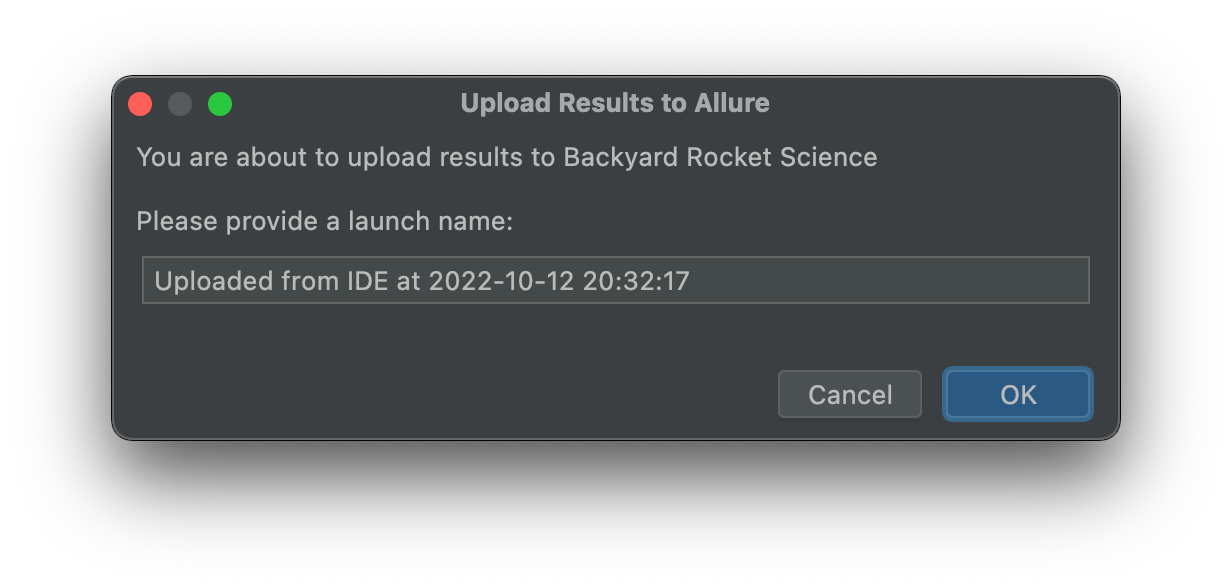 Upload Results to Allure