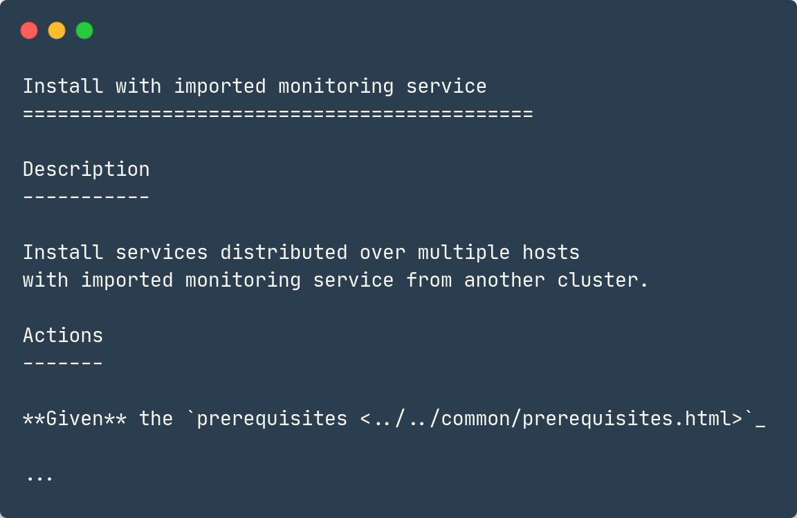 Requirements in text files